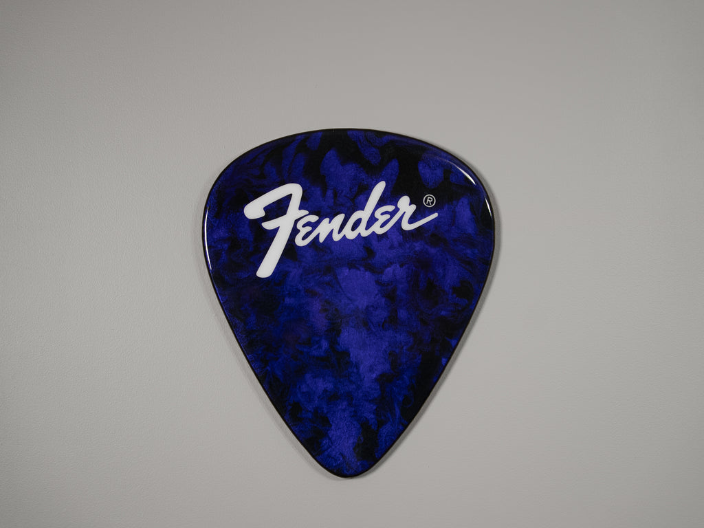Custom Handmade Fender Guitar Pick Wall Hang