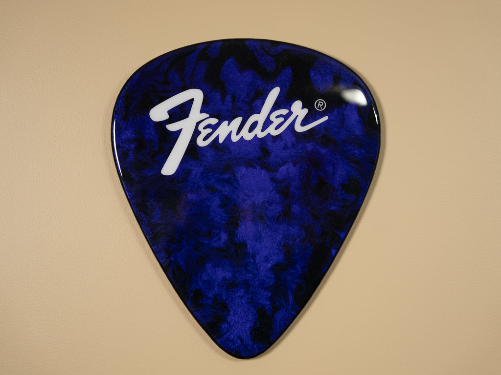 Custom Handmade Fender Guitar Pick Wall Hang