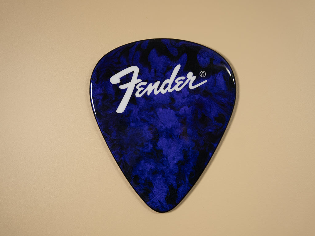 Custom Handmade Fender Guitar Pick Wall Hang