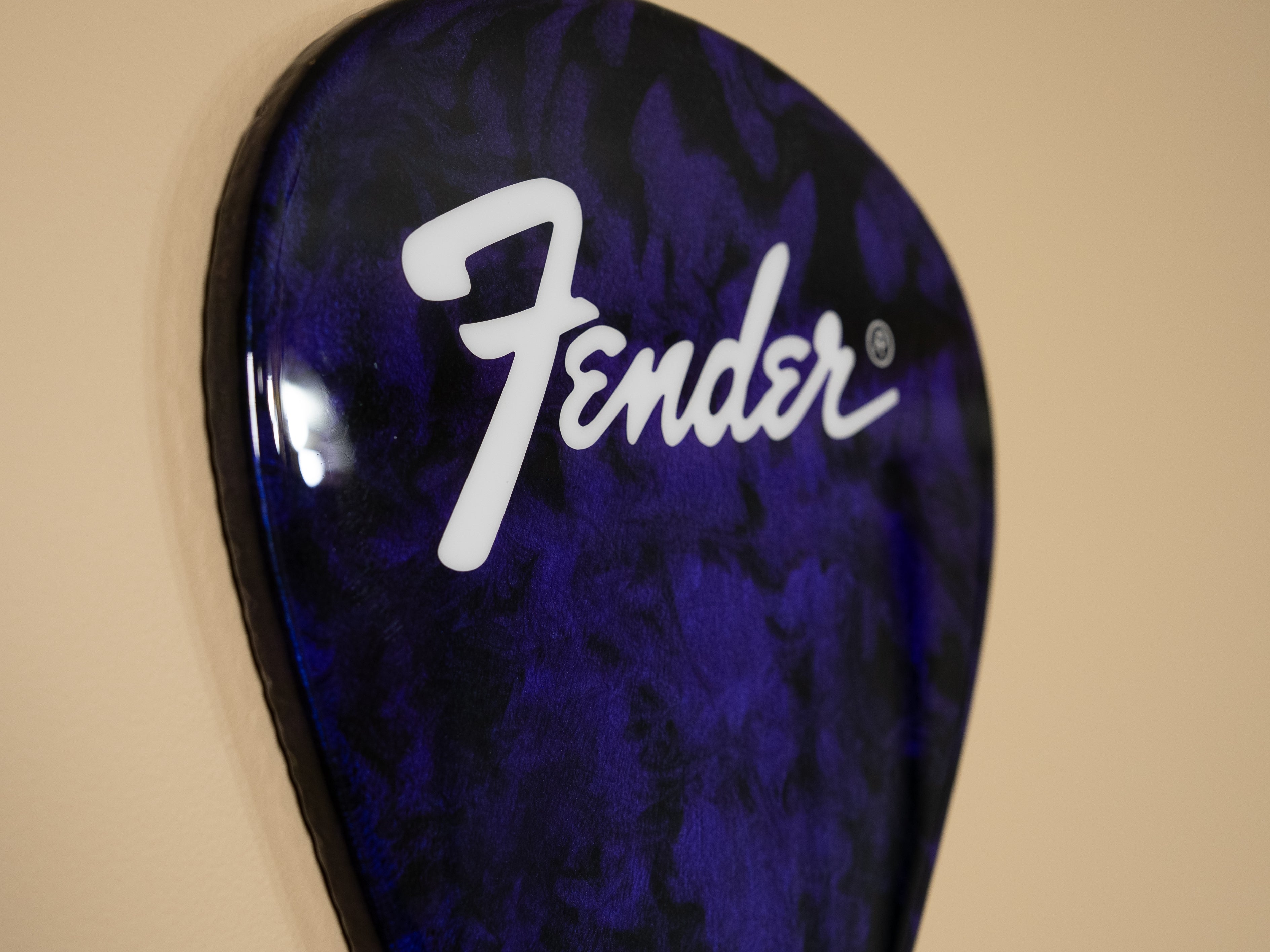 Custom Handmade Fender Guitar Pick Wall Hang