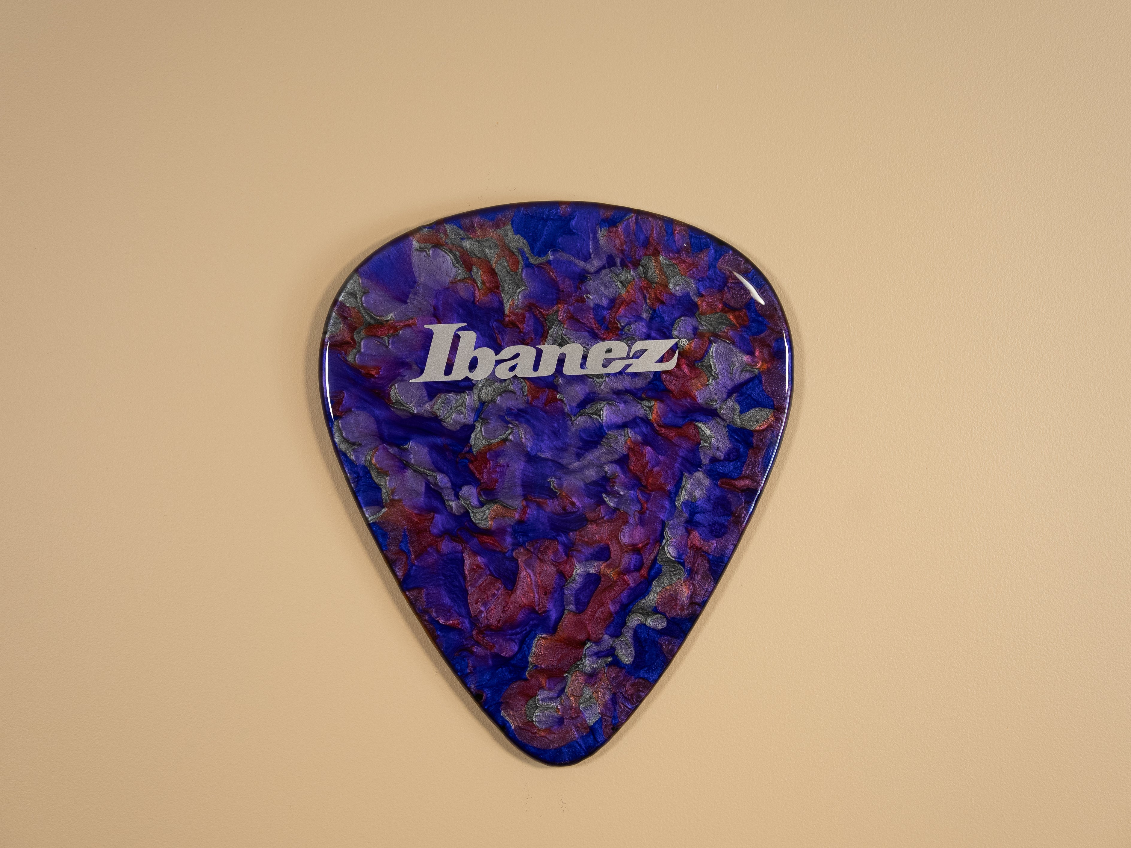 Custom Handmade Ibanez Guitar Pick Wall Hang