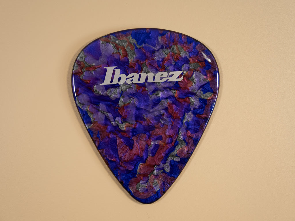 Custom Handmade Ibanez Guitar Pick Wall Hang