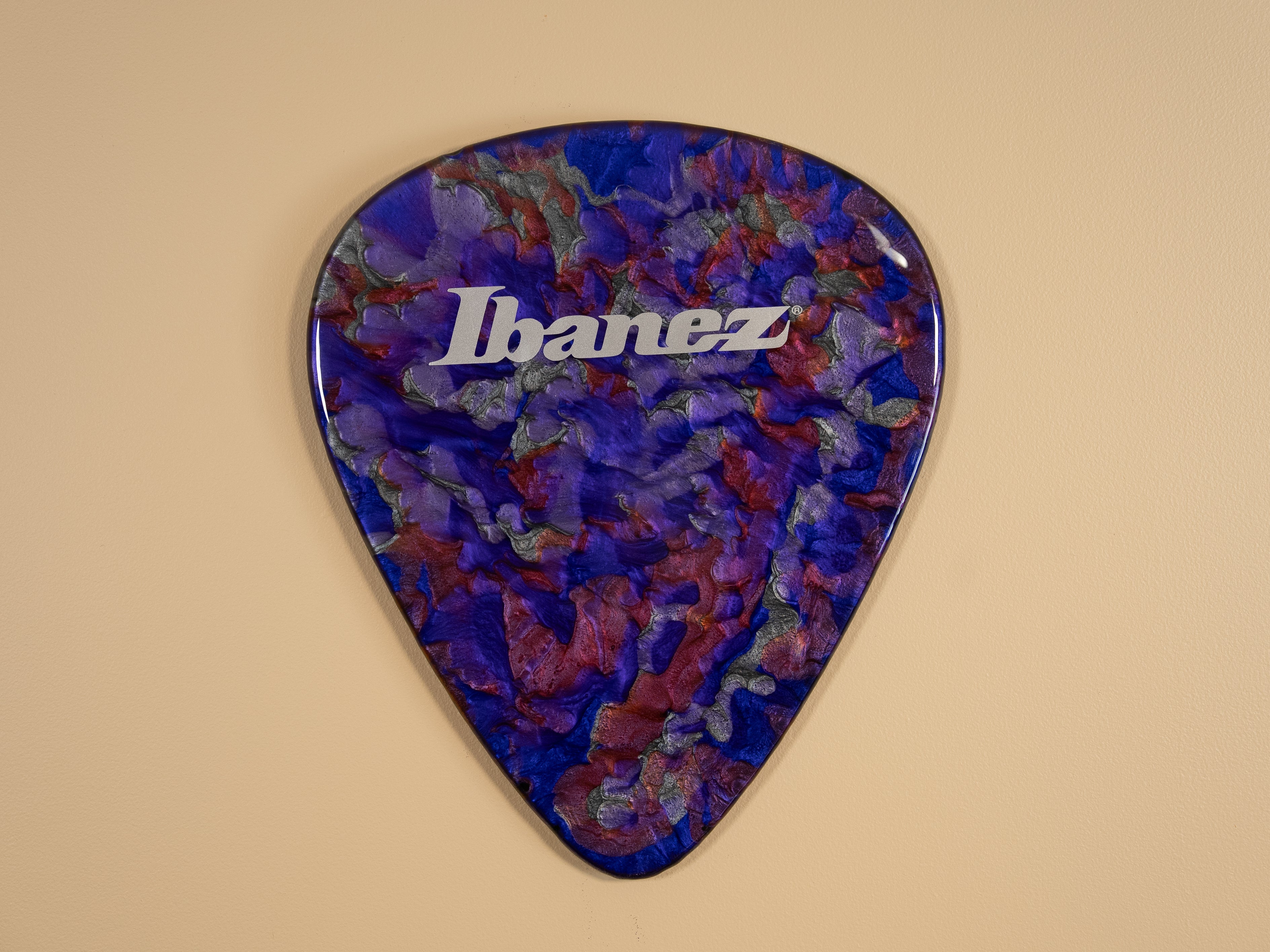 Custom Handmade Ibanez Guitar Pick Wall Hang