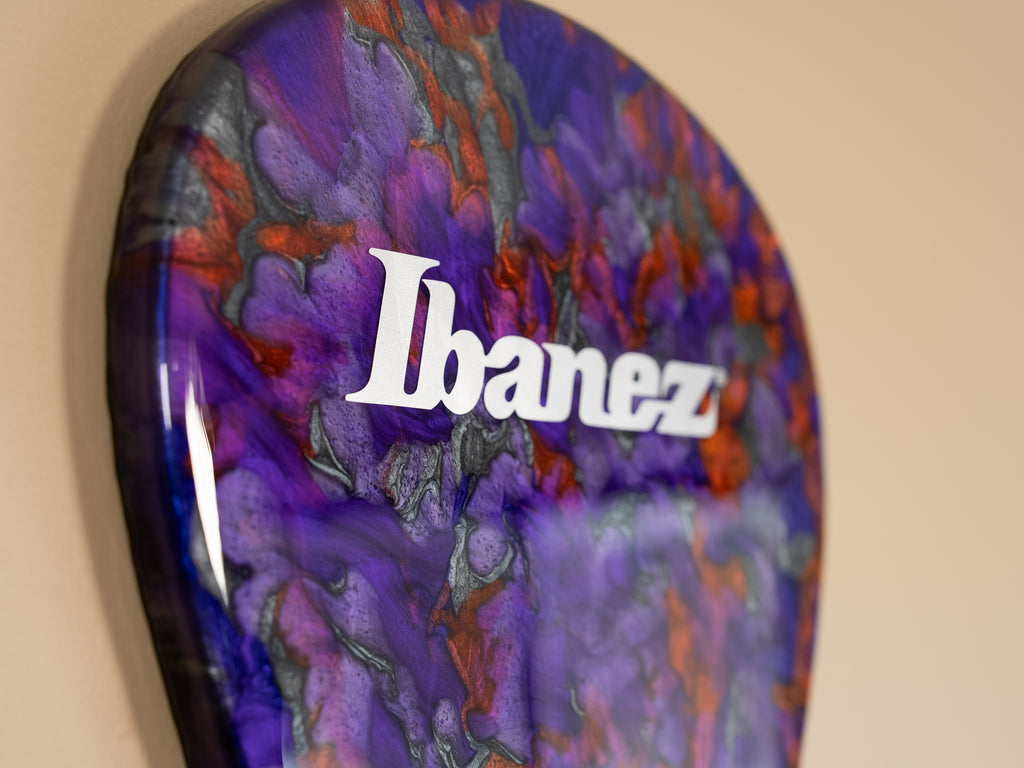 Custom Handmade Ibanez Guitar Pick Wall Hang