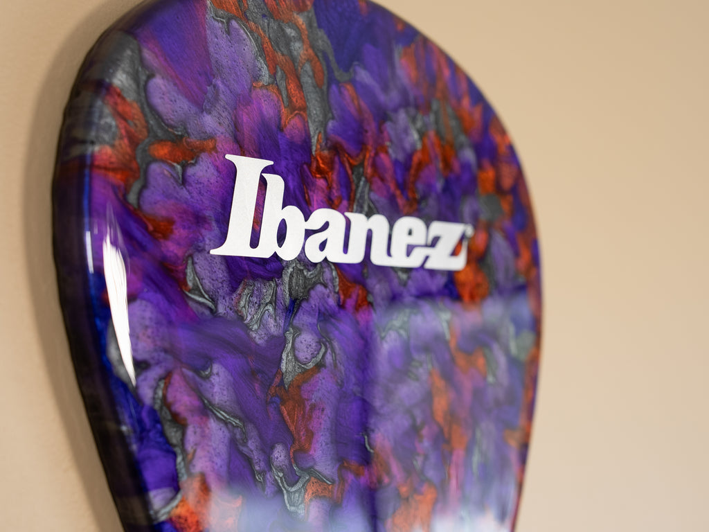 Custom Handmade Ibanez Guitar Pick Wall Hang