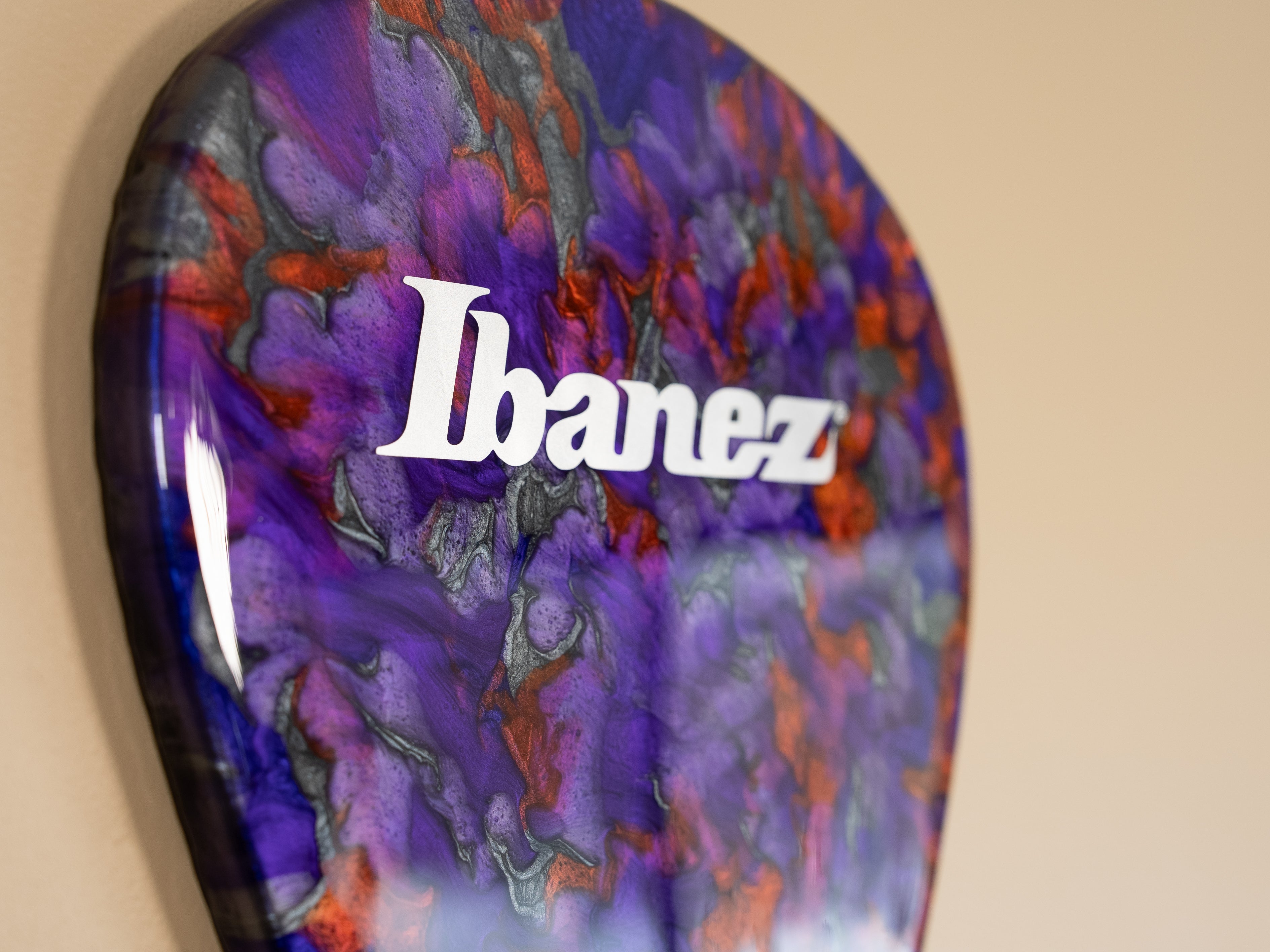 Custom Handmade Ibanez Guitar Pick Wall Hang