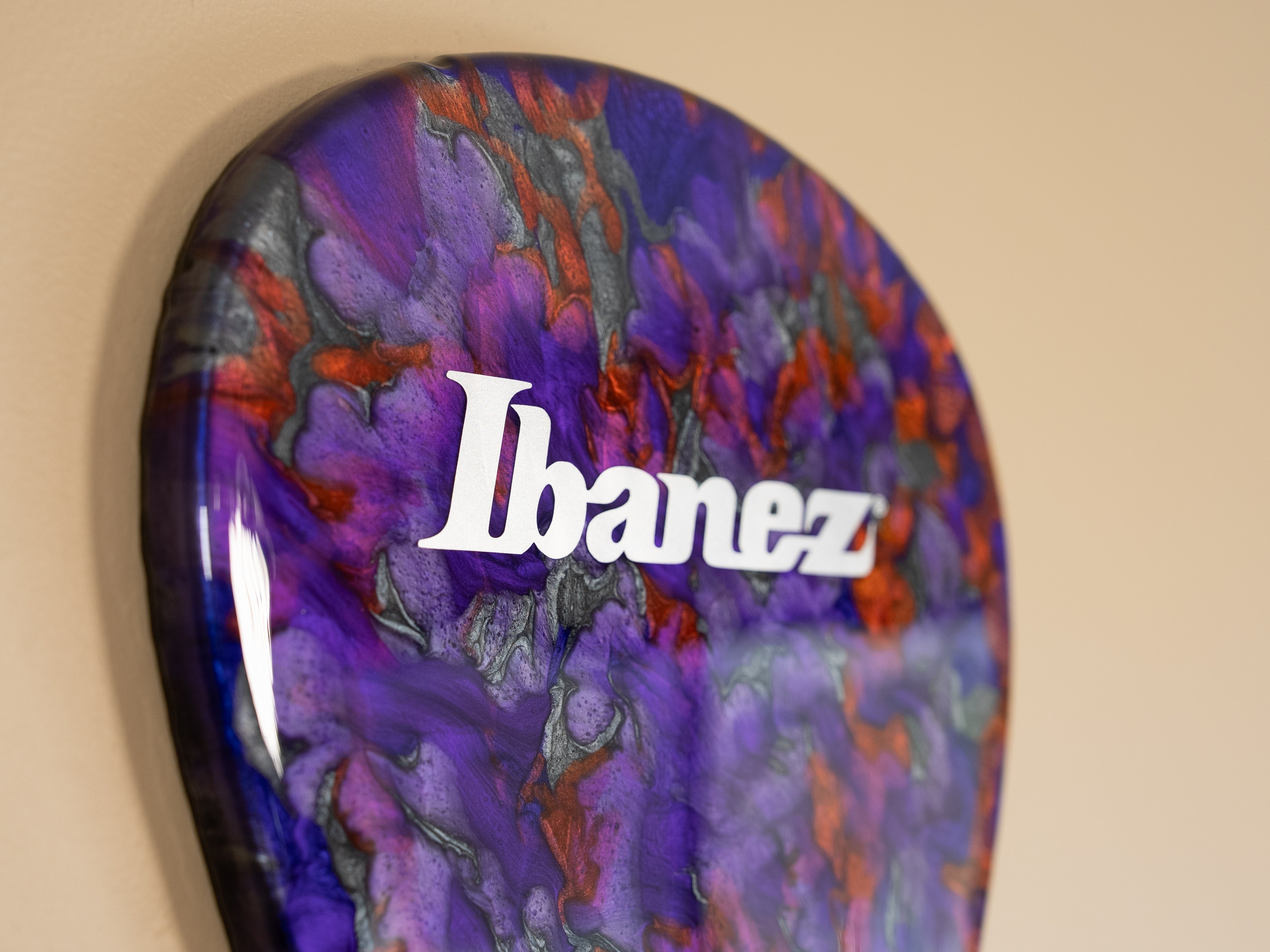 Custom Handmade Ibanez Guitar Pick Wall Hang