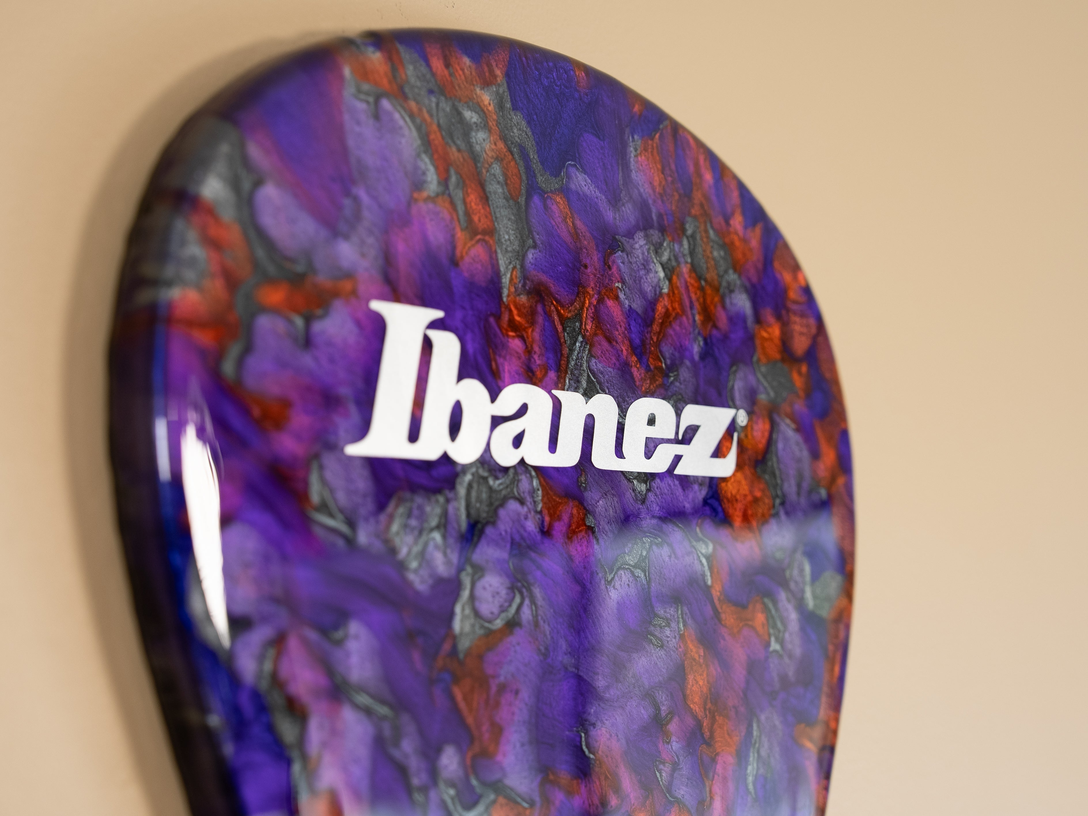 Custom Handmade Ibanez Guitar Pick Wall Hang