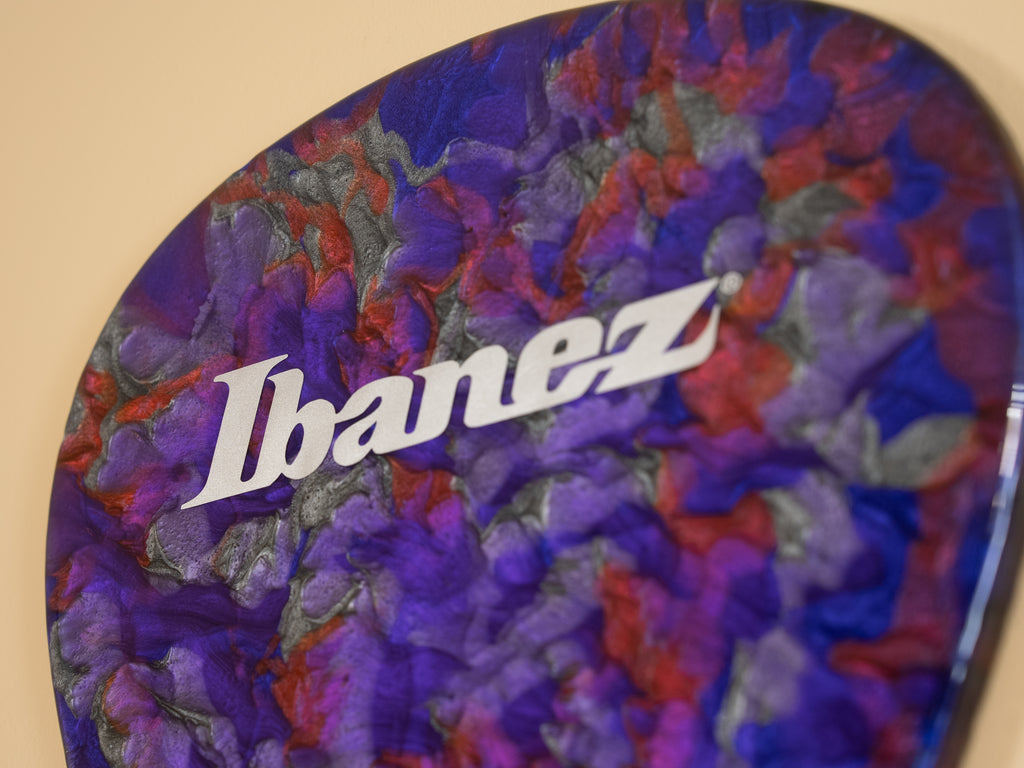Custom Handmade Ibanez Guitar Pick Wall Hang