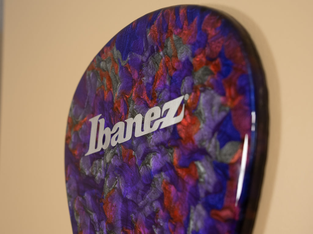 Custom Handmade Ibanez Guitar Pick Wall Hang