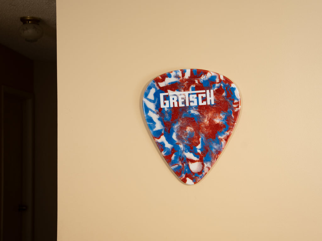 Custom Handmade Gretsch Guitar Pick Wall Hang