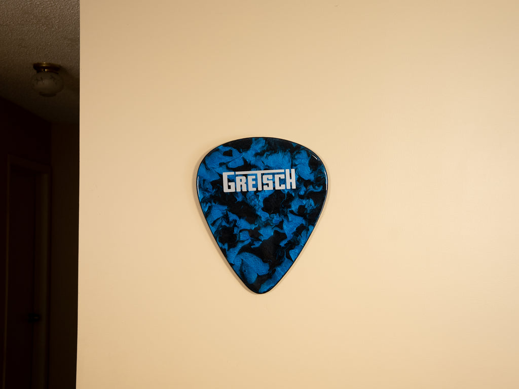 Custom Handmade Gretsch Guitar Pick Wall Hang