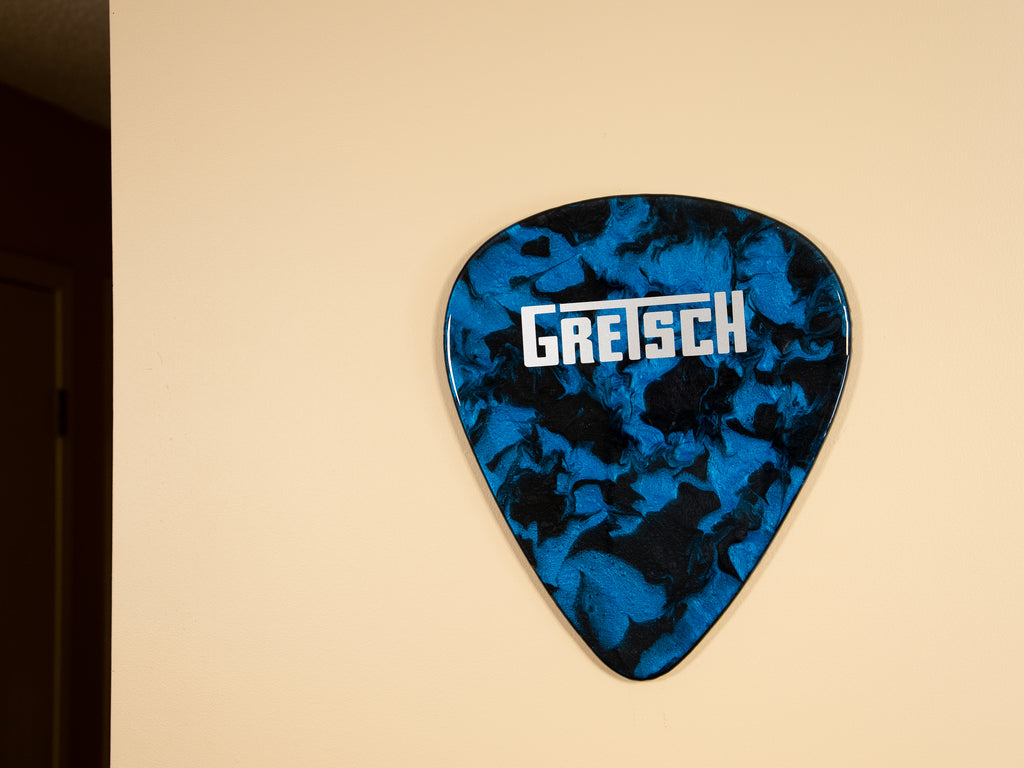 Custom Handmade Gretsch Guitar Pick Wall Hang