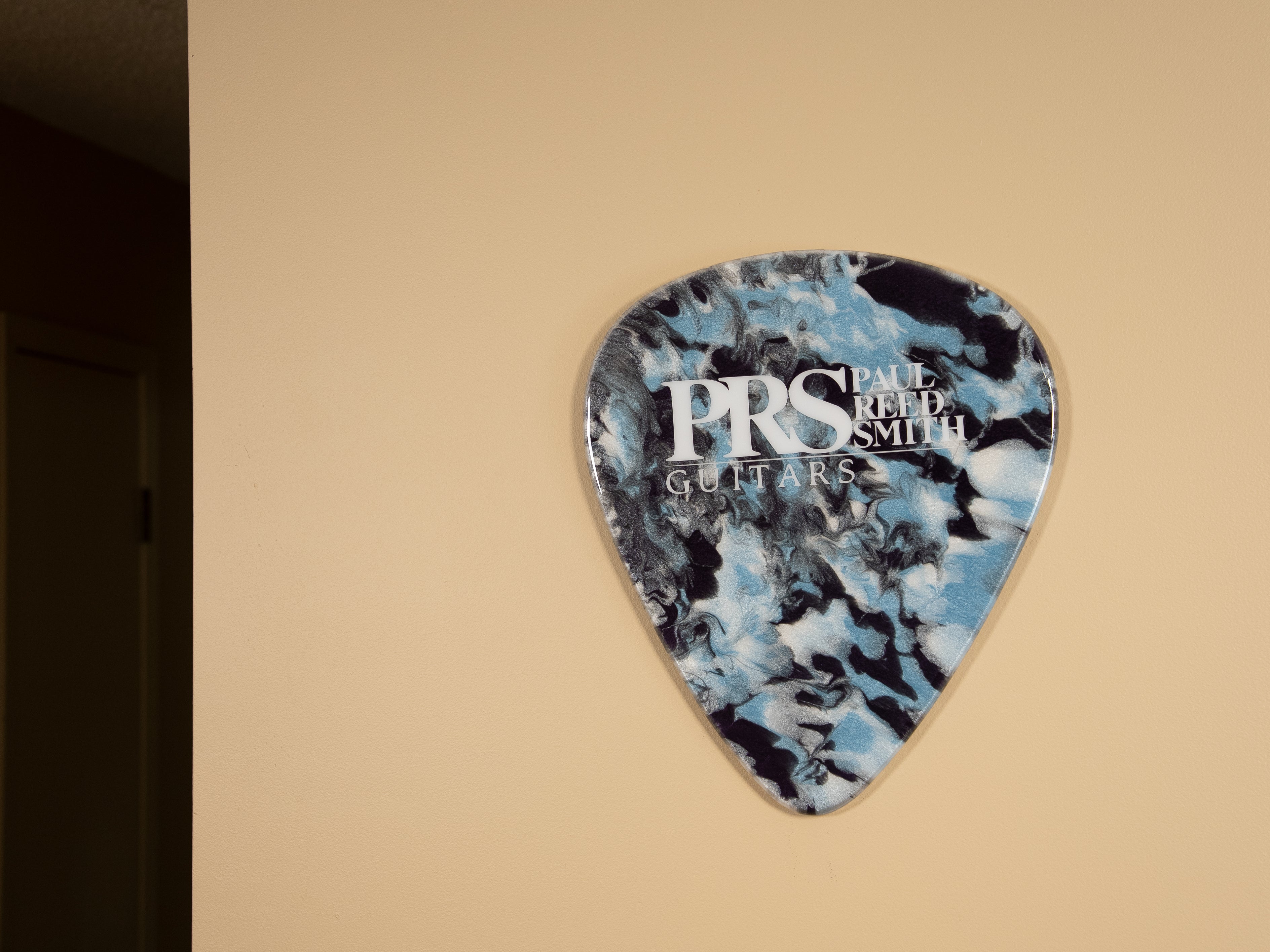 Custom Handmade PRS Guitar Pick Wall Hang