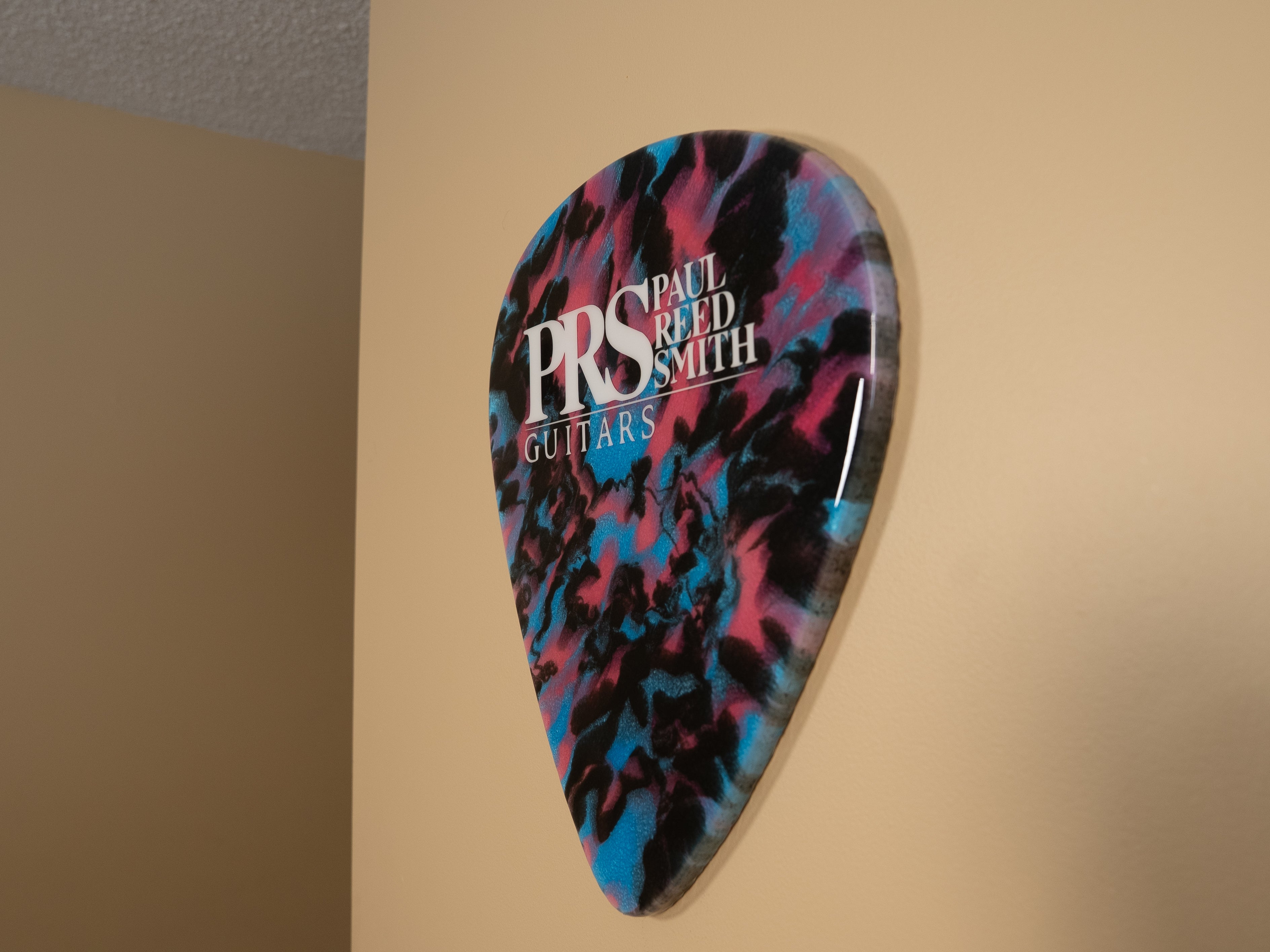 Custom Handmade PRS Guitar Pick Wall Hang