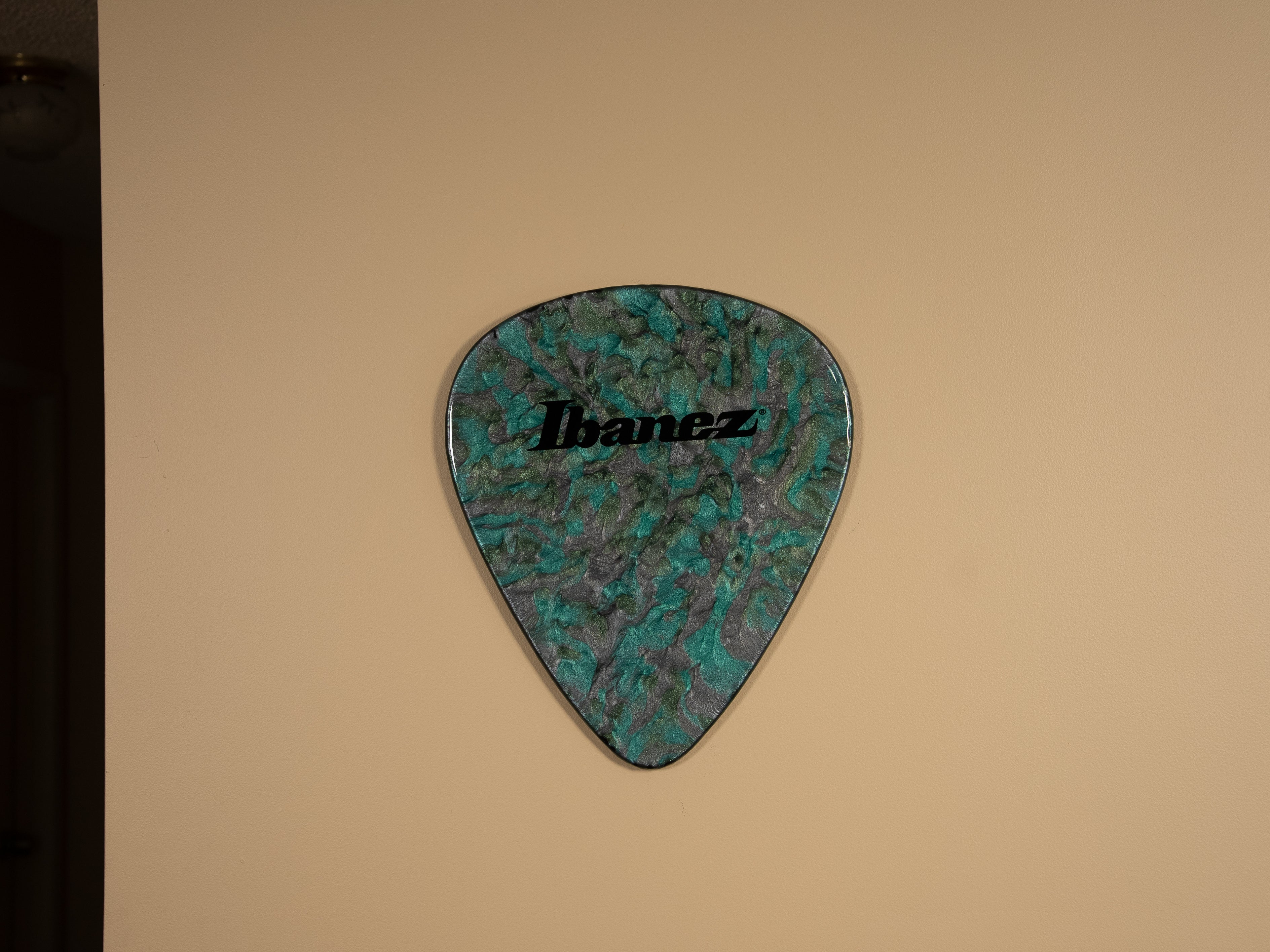 Custom Handmade Ibanez Guitar Pick Wall Hang