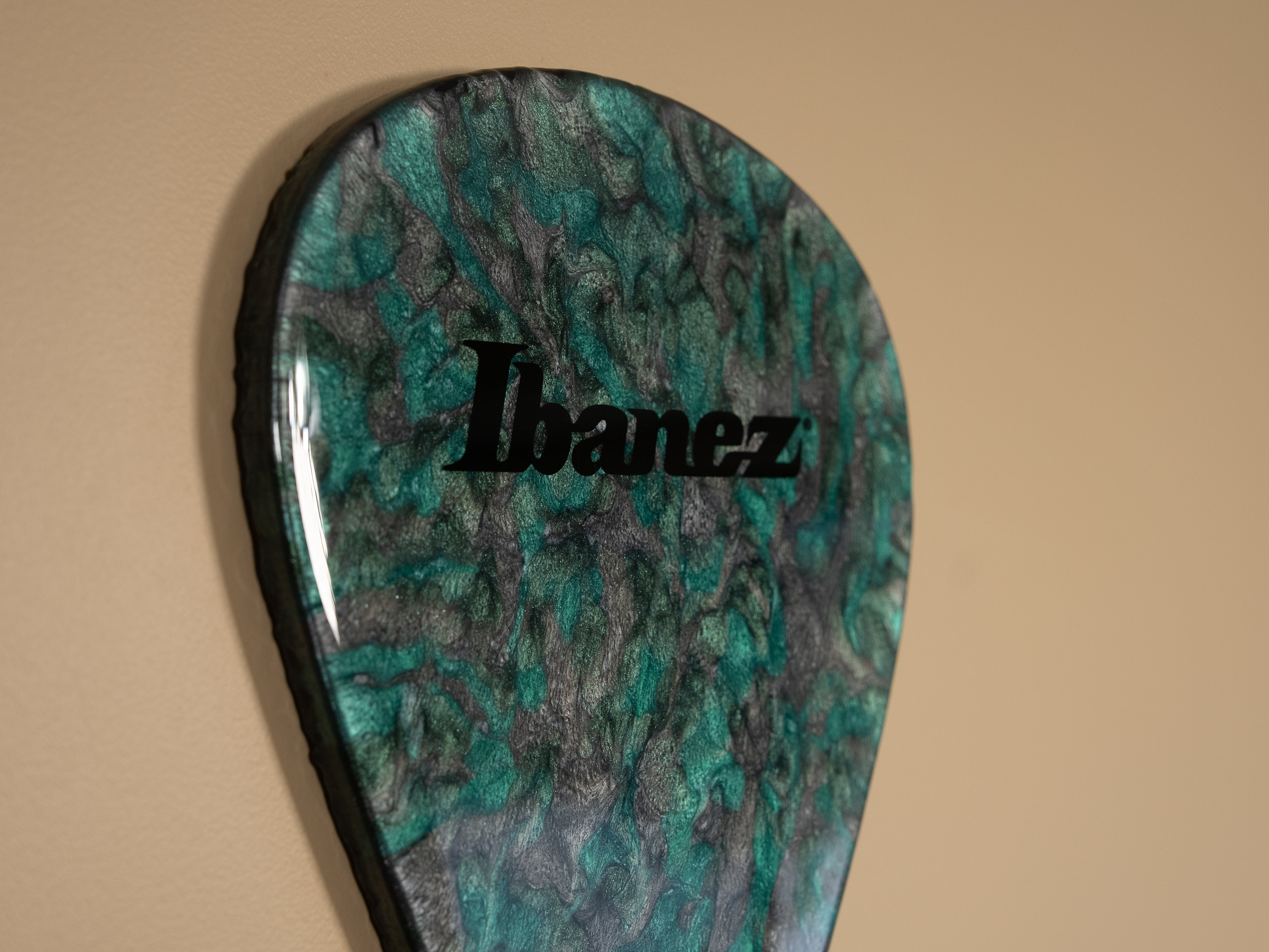 Custom Handmade Ibanez Guitar Pick Wall Hang