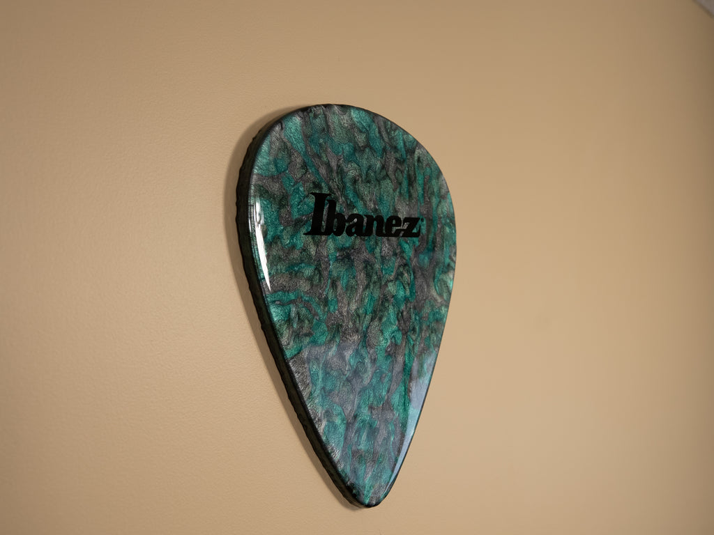 Custom Handmade Ibanez Guitar Pick Wall Hang