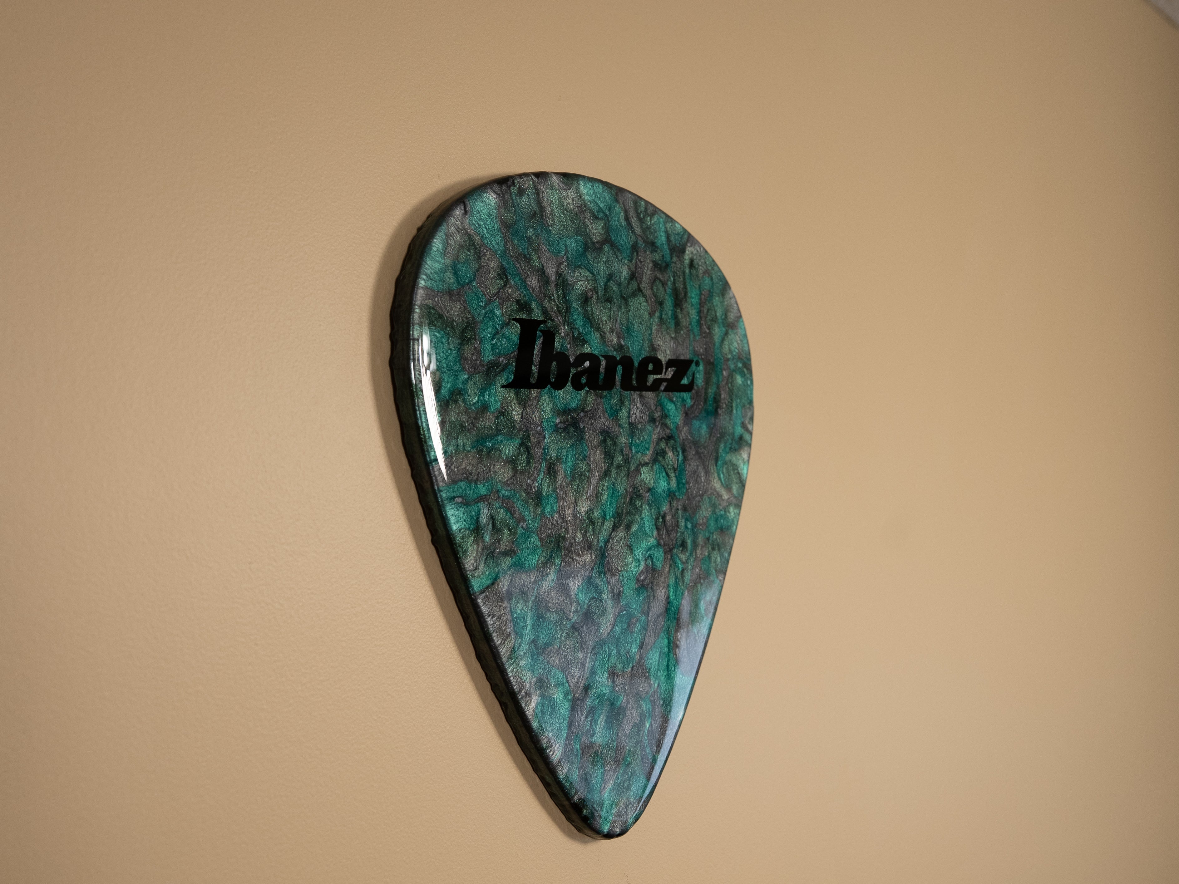 Custom Handmade Ibanez Guitar Pick Wall Hang