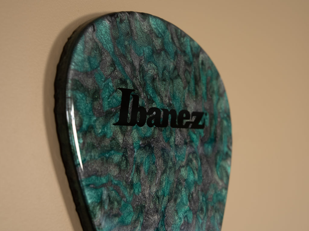 Custom Handmade Ibanez Guitar Pick Wall Hang