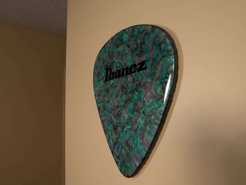 Custom Handmade Ibanez Guitar Pick Wall Hang