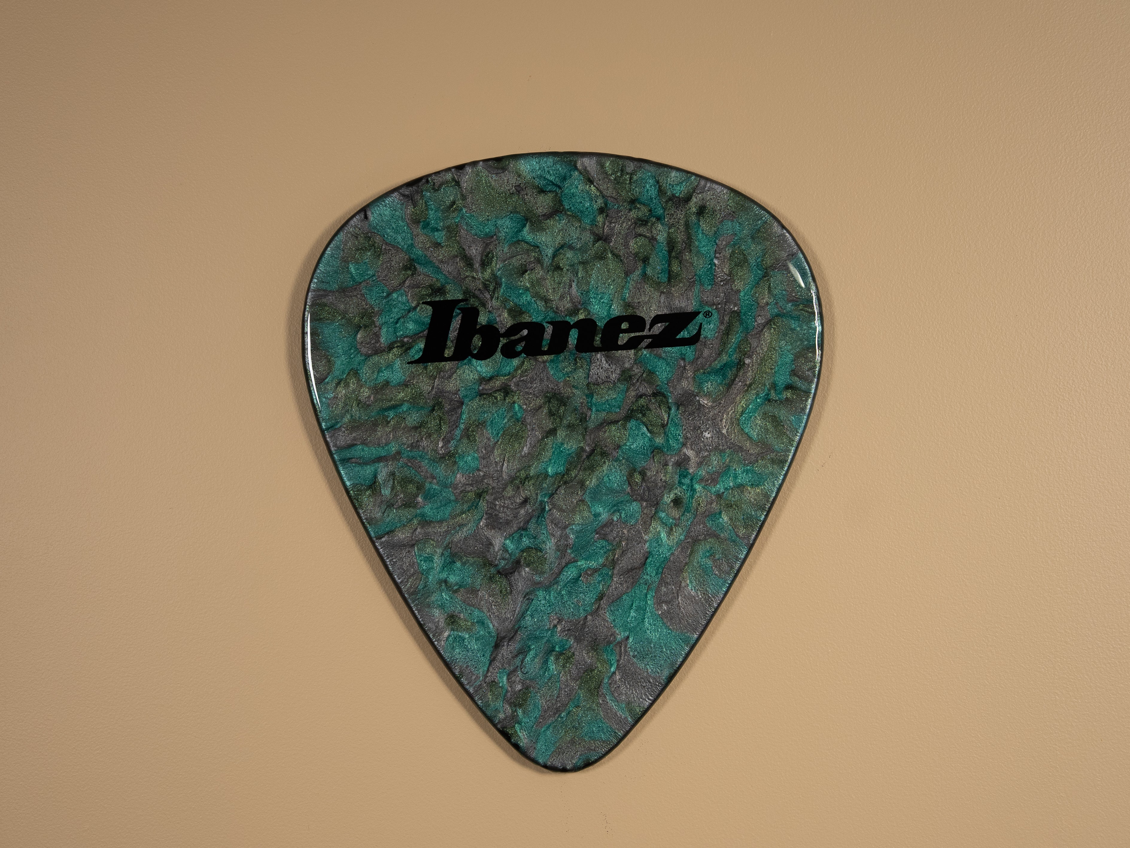 Custom Handmade Ibanez Guitar Pick Wall Hang