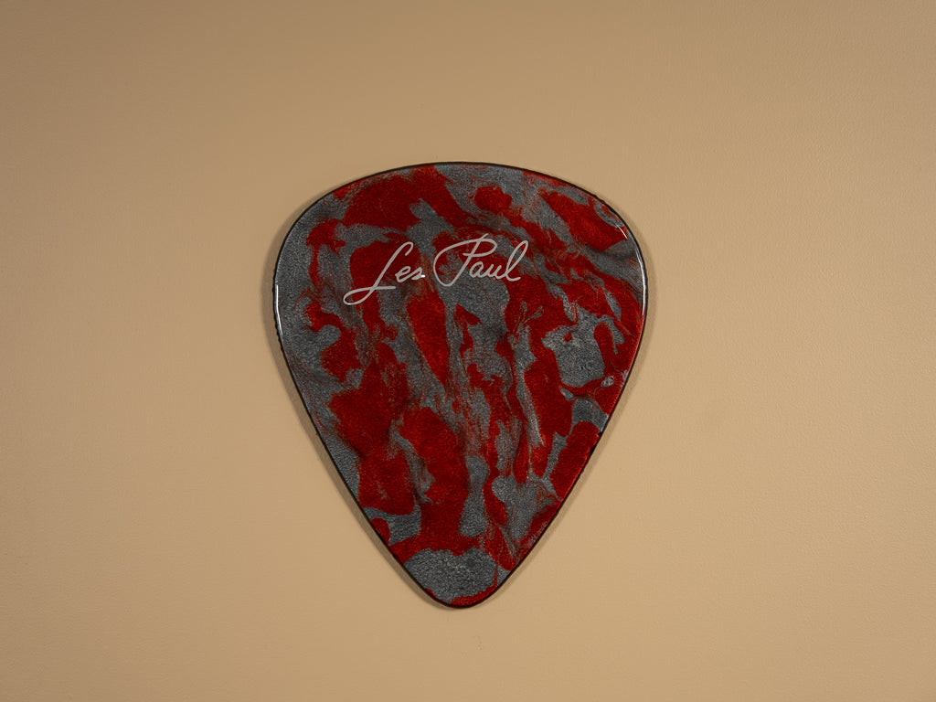 Custom Handmade Les Paul Guitar Pick Wall Hang