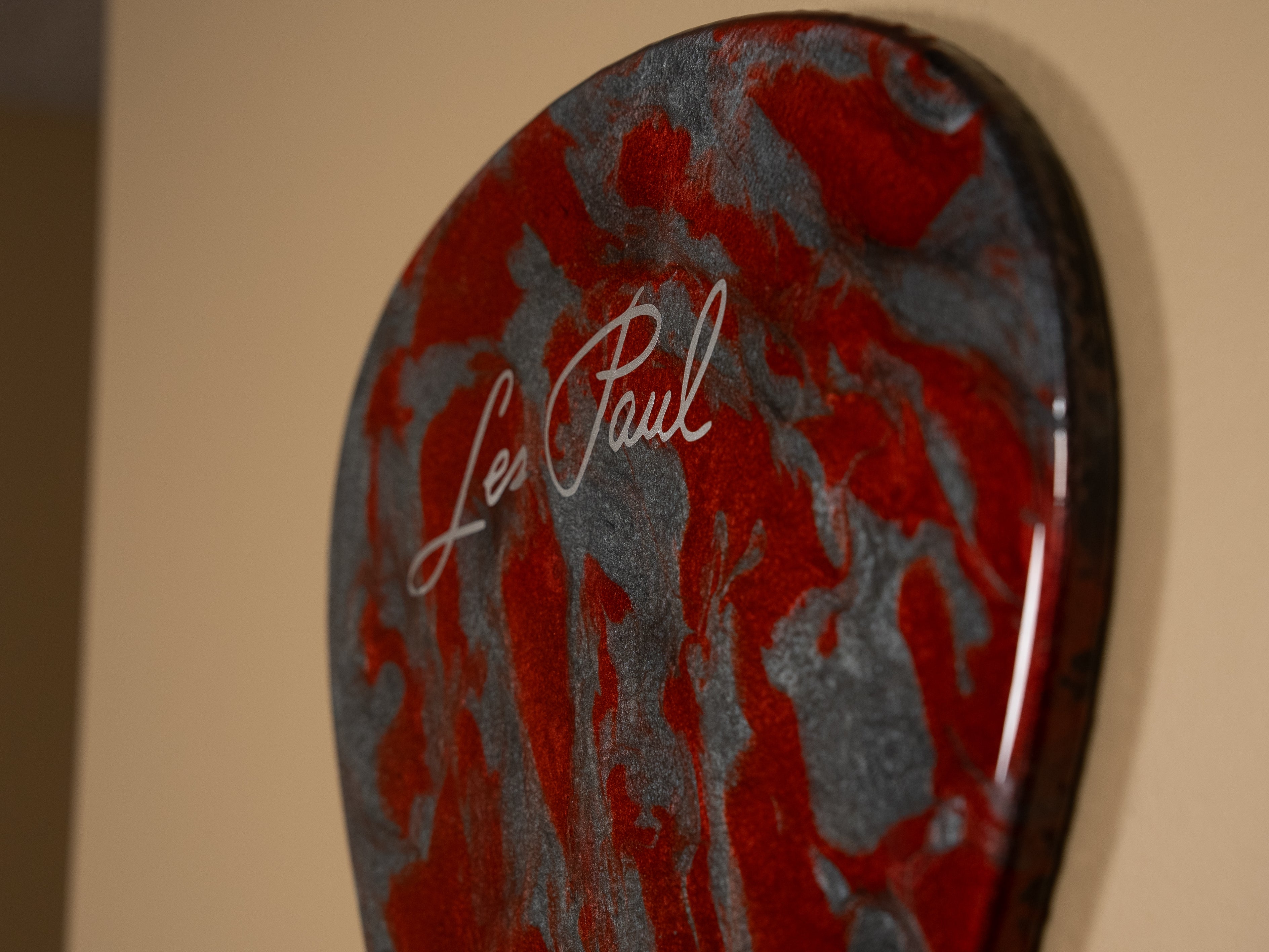 Custom Handmade Les Paul Guitar Pick Wall Hang