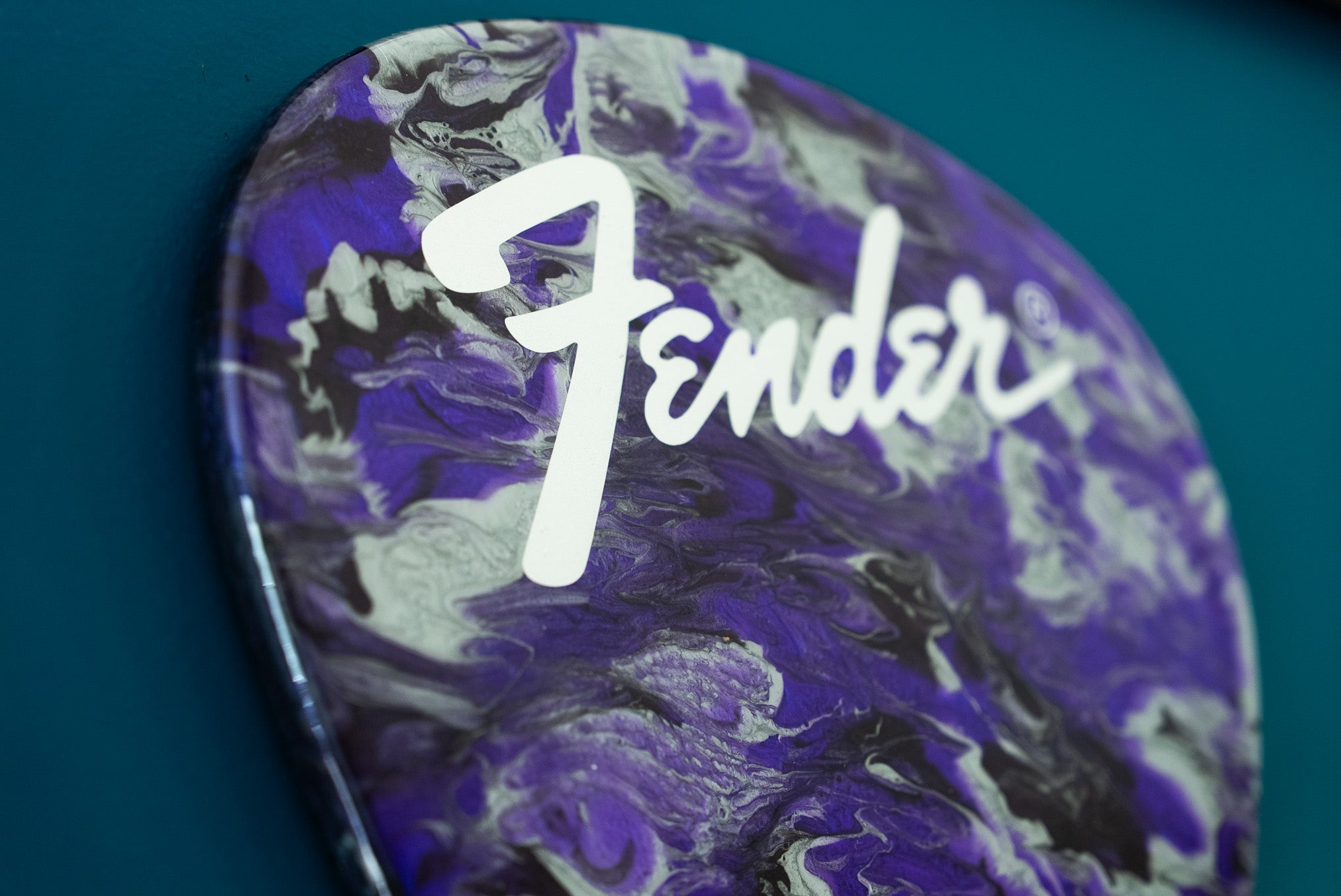 Custom Handmade Fender Guitar Pick Wall Hang