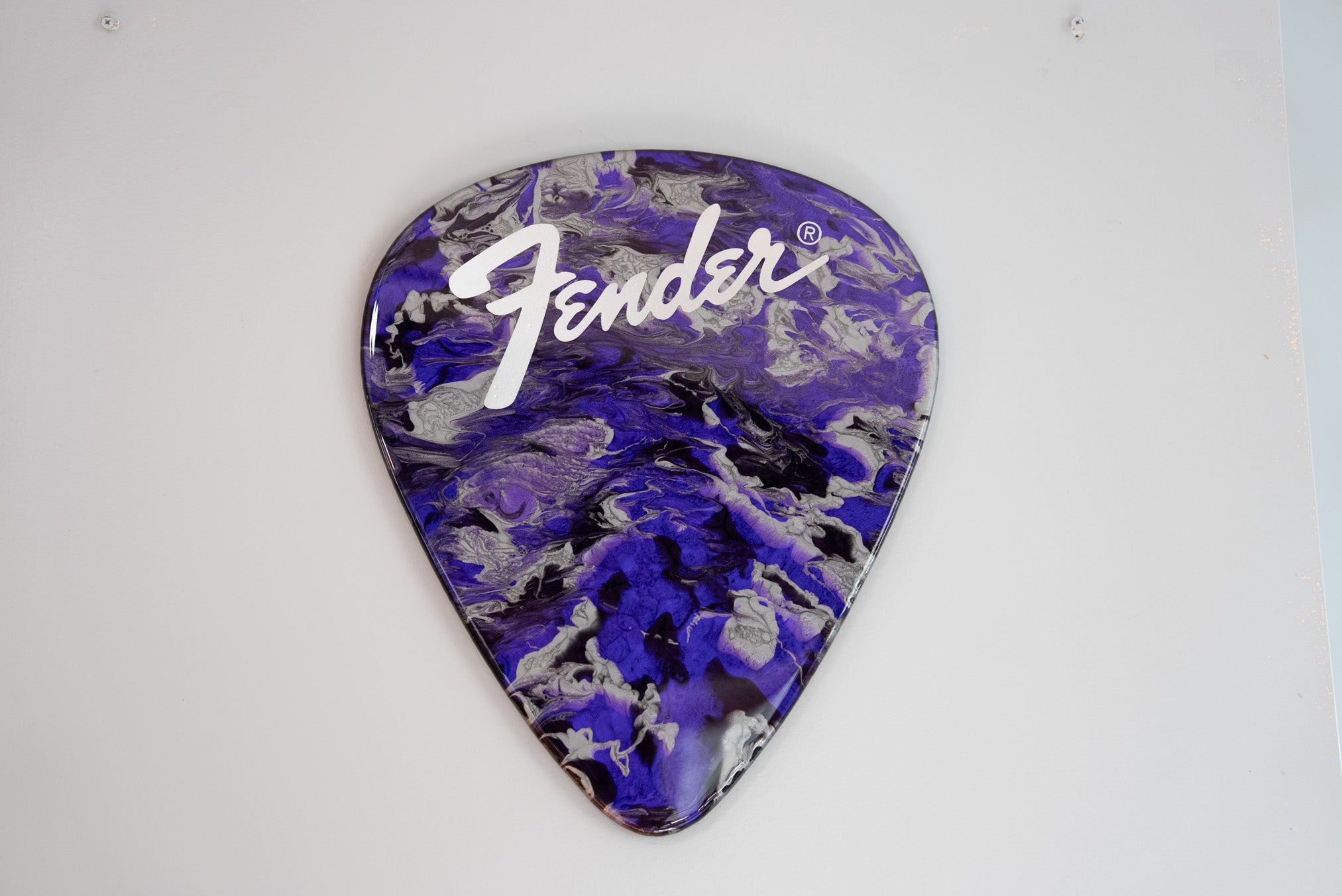 Custom Handmade Fender Guitar Pick Wall Hang